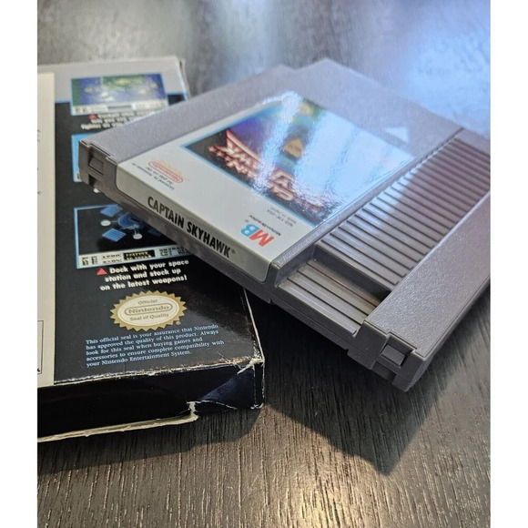 Captain Skyhawk (Nintendo NES, 1989) box but no manual - Picture 3 of 5